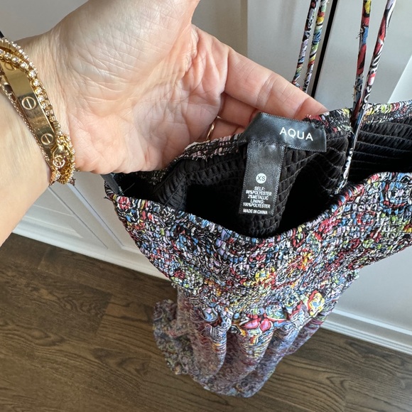 Paisley Smocked Halter Midi Dress - Sz XS - Picture 6 of 9